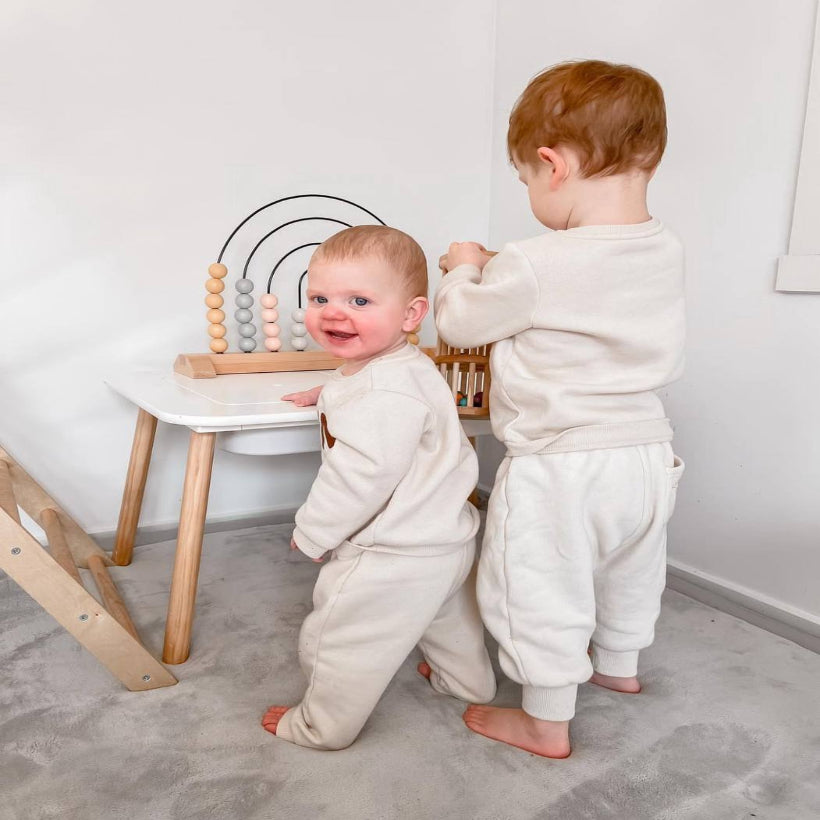 Misk Mat Classic Light Grey — Non-Slip, Baby-Friendly Floor Mat for Family Homes